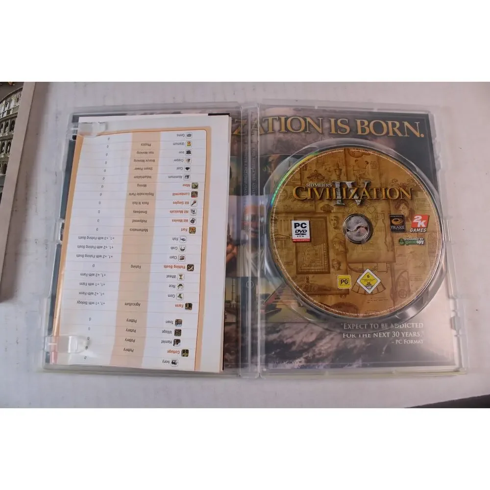 13 games: Various Civilization Personal Computer (PC) games, authentic, nice